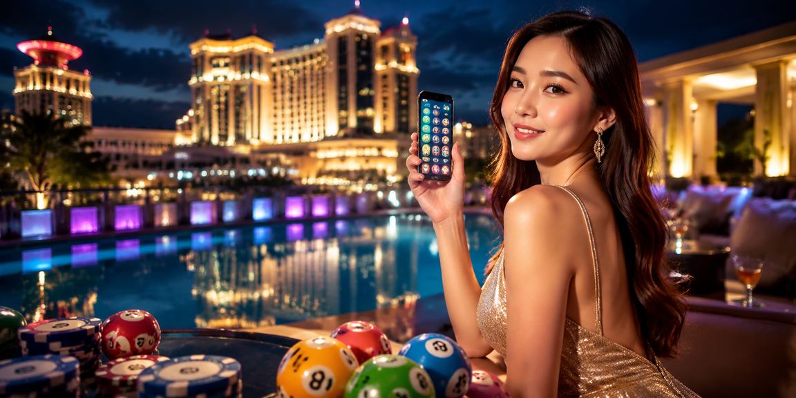 Pemain loteri di Genting Highlands menyemak nombor bertuah dengan penuh harapan